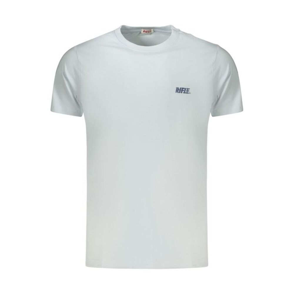 Rifle Light Blue Cotton Men's Men's T-Shirt